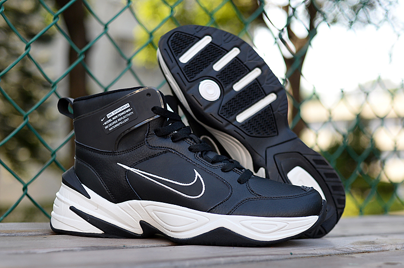 Men Nike M2K Tekno Mid Black White Shoes